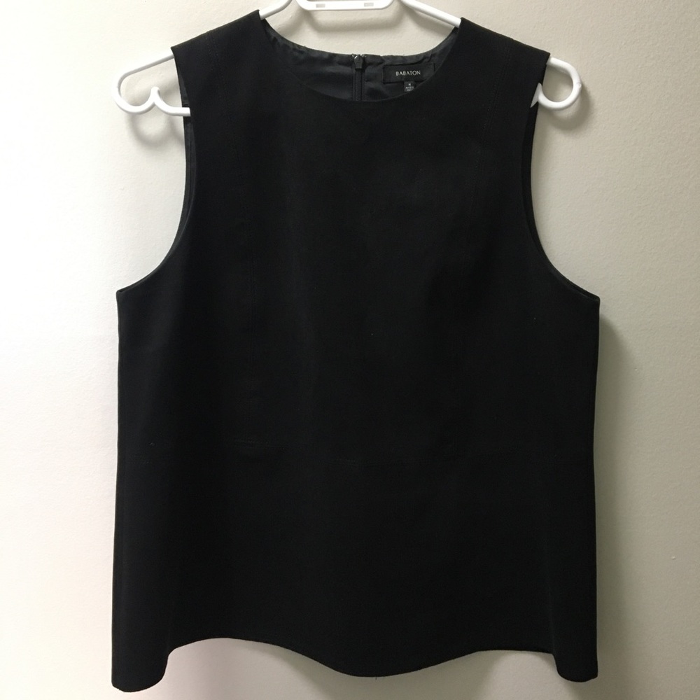 Babaton ‘Rolando’ Faux Suede Top